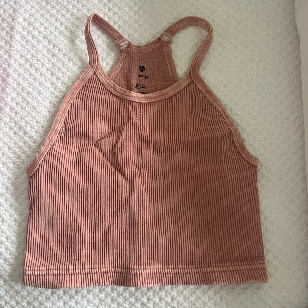 FP Movement Burnt Orange Happiness Runs Crop Tank